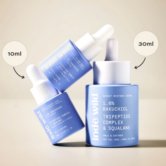 indē wild 1% Bakuchiol for Fine Lines, Dull Complexion + Dryness - Picture 2 of 3